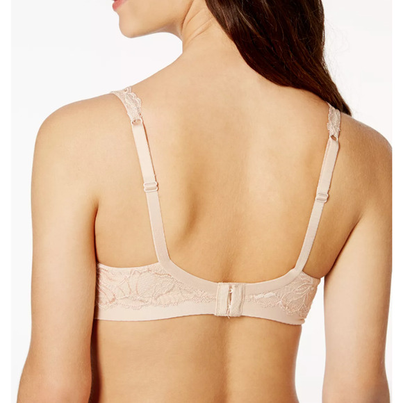 BALI DESIRE LACE UNDERWIRE COMFORT BRA STYLE 6543 CHAMPAGNE NUDE 42C NEW - Picture 2 of 7